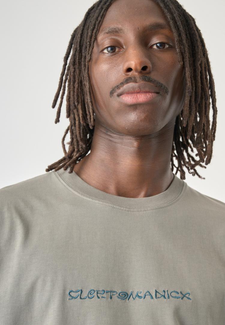 Cleptomanicx Cleptomanicx Forgotten Classic Tee Printshirt Herren - Lava Smoke - 2 | SportScheck