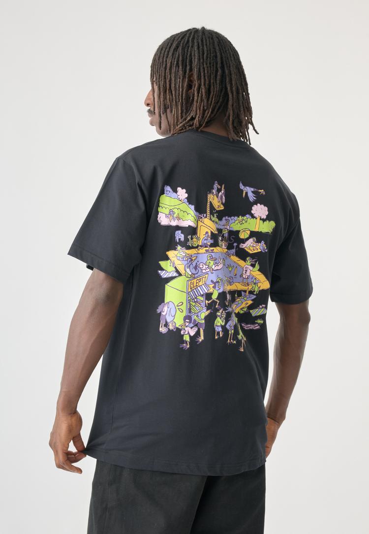 Cleptomanicx Cleptomanicx Printshirt Herren - Black - 2 | SportScheck