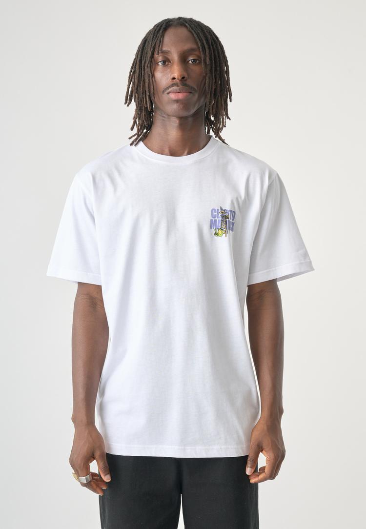 Cleptomanicx Cleptomanicx Printshirt Herren - White - 0 | SportScheck