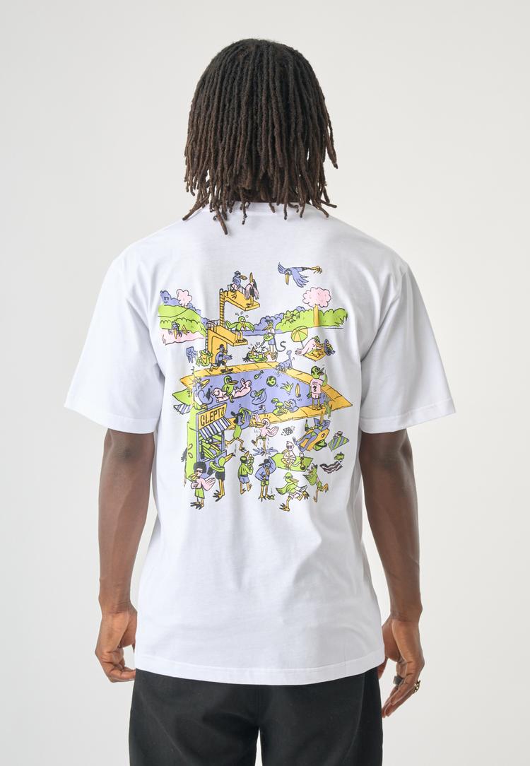 Cleptomanicx Cleptomanicx Printshirt Herren - White - 2 | SportScheck