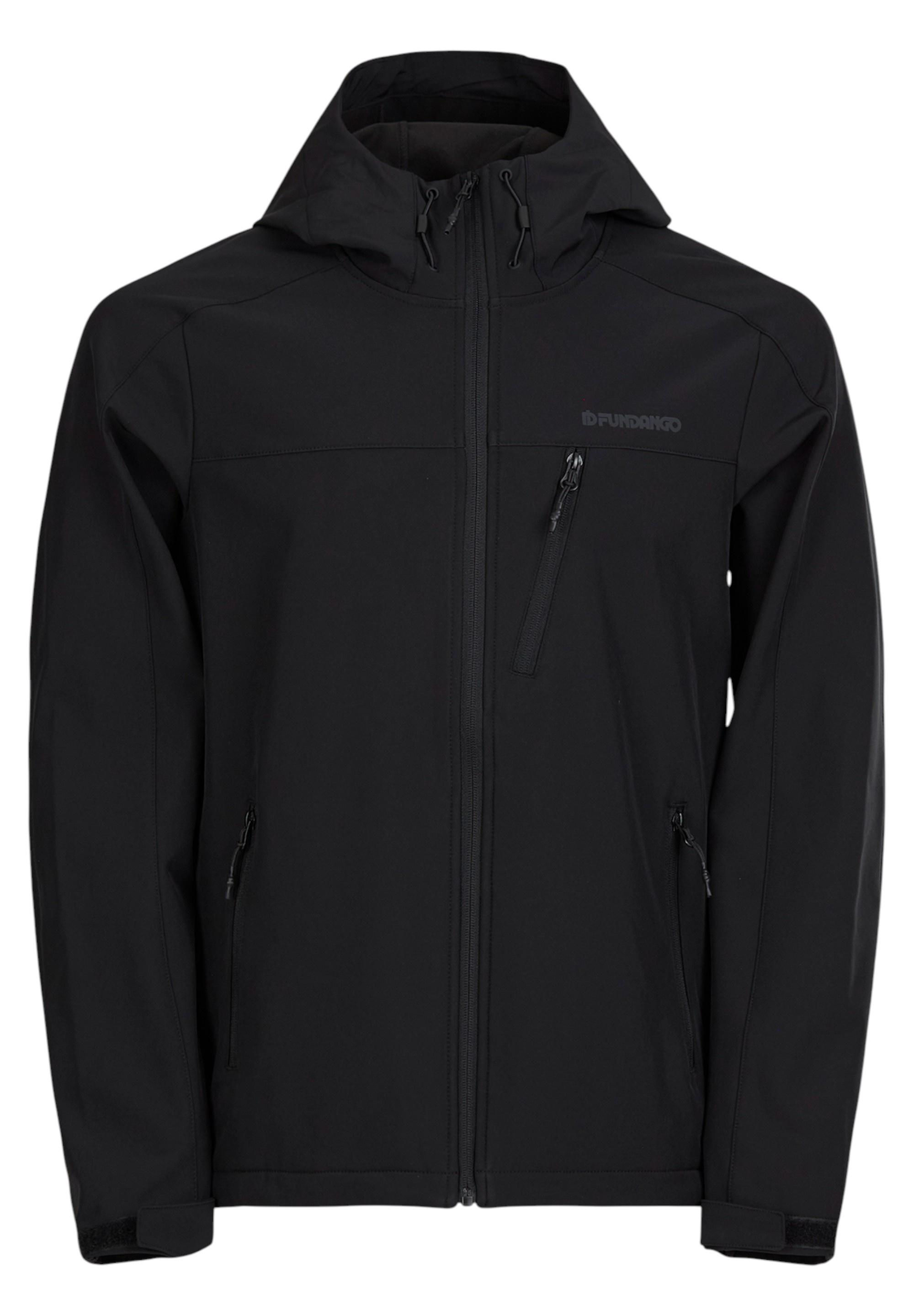 FUNDANGO Fairbanks Softshell Jacket Softshelljacke Herren - schwarz