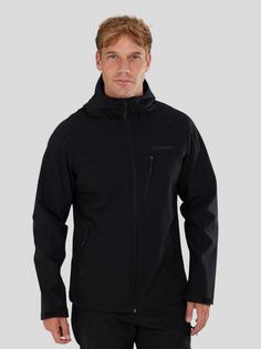 Rückansicht von FUNDANGO Fairbanks Softshell Jacket Softshelljacke Herren schwarz