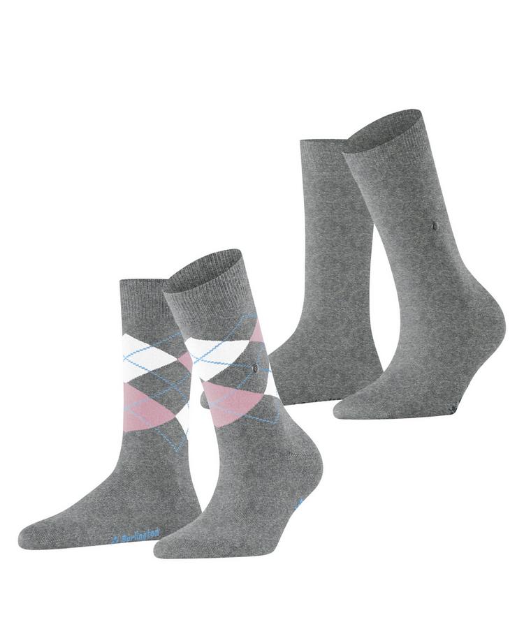Burlington Burlington Everyday Mix SO 2-Pack Socken Damen - light grey (3401) - 0 | SportScheck