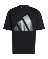 adidas Holiday Big Logo T-Shirt Funktionsshirt Herren - schwarz
