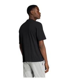 Rückansicht von adidas Holiday Big Logo T-Shirt Funktionsshirt Herren schwarz