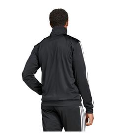 Rückansicht von adidas 3 Stripes Trainingsjacke Trainingsjacke Herren schwarz