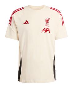 adidas FC Liverpool Tiro Cotton T-Shirt Weiß Fanshirt Herren weiss