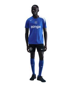 Nike FC Chelsea London Strike Trainingsshirt Fanshirt Herren blau