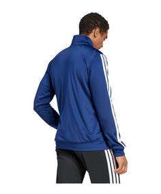 Rückansicht von adidas 3 Stripes Trainingsjacke Trainingsjacke Herren blau