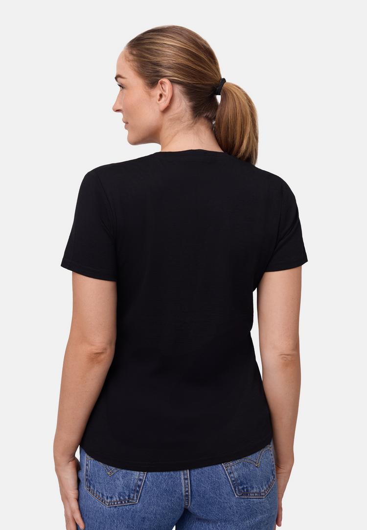 DANISH ENDURANCE DANISH ENDURANCE Premium Merino T-Shirt Damen - schwarz - 1 | SportScheck
