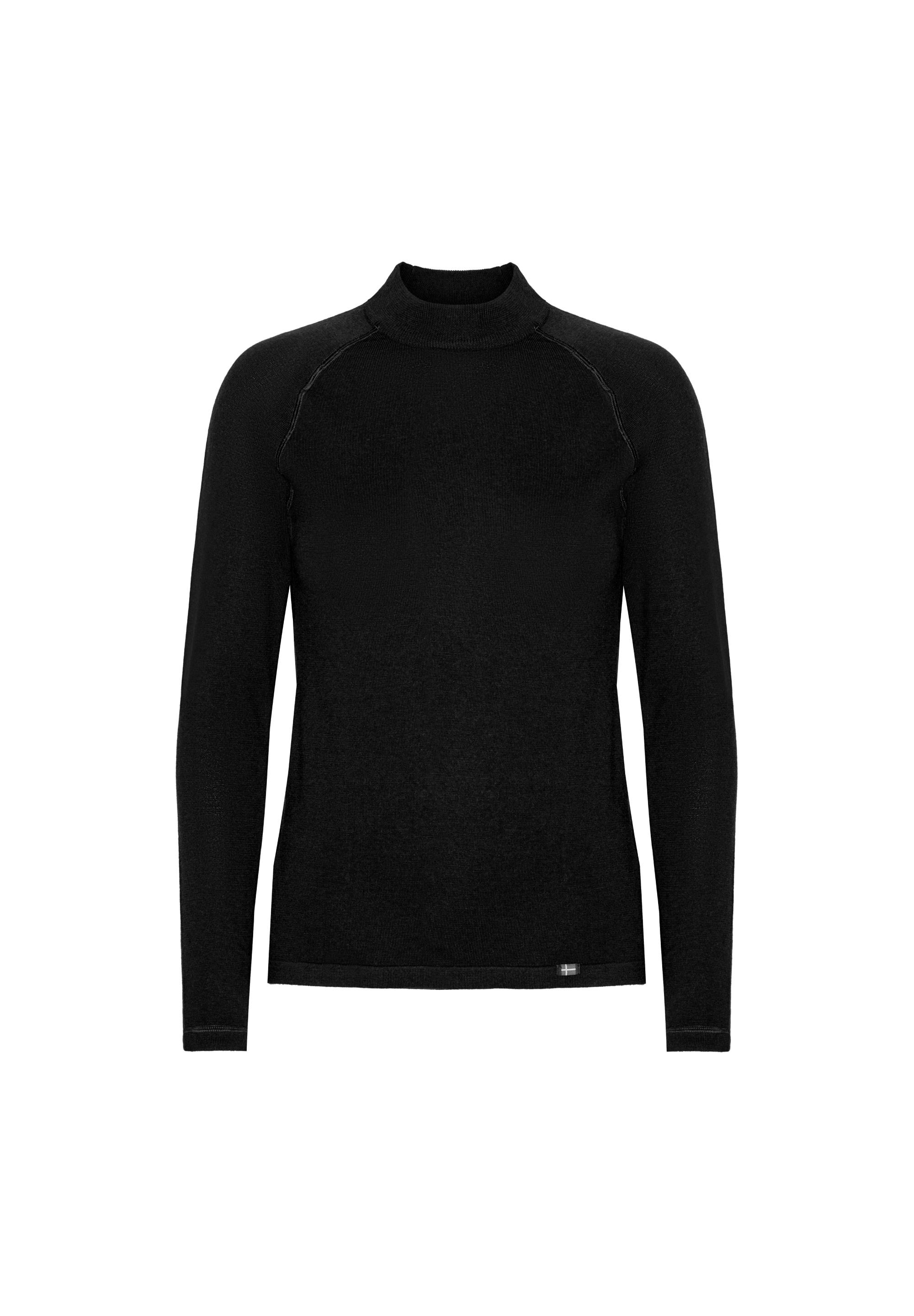DANISH ENDURANCE Extreme Merino LS Langarmshirt Damen - schwarz