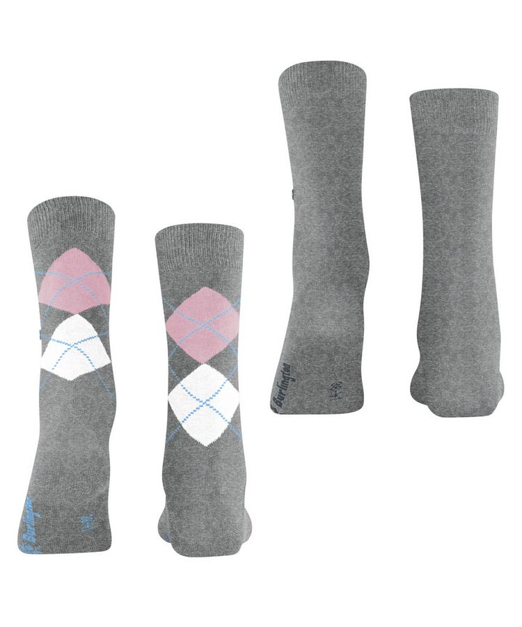 Burlington Burlington Everyday Mix SO 2-Pack Socken Damen - light grey (3401) - 0 | SportScheck