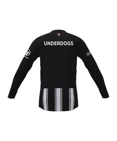 Rückansicht von adidas Berlin Underdogs Trikot Away 2025/2026 Fußballtrikot Herren schwarz