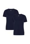 DANISH ENDURANCE Premium Merino T-Shirt Damen - dark navy