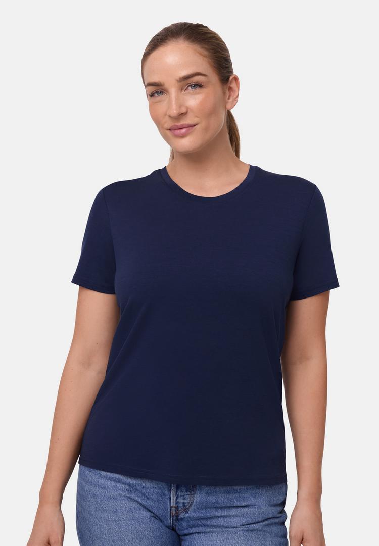 DANISH ENDURANCE DANISH ENDURANCE Premium Merino T-Shirt Damen - dark navy - 0 | SportScheck