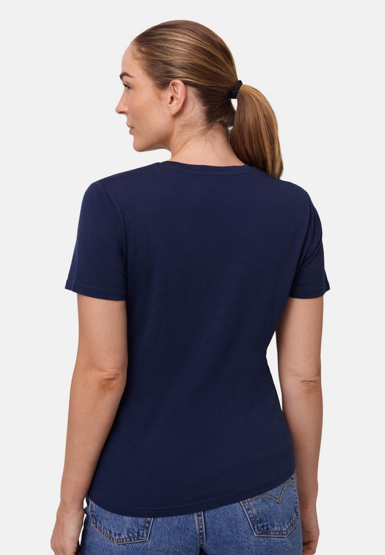 DANISH ENDURANCE DANISH ENDURANCE Premium Merino T-Shirt Damen - dark navy - 1 | SportScheck