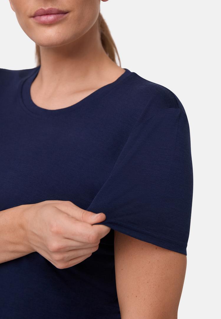 DANISH ENDURANCE DANISH ENDURANCE Premium Merino T-Shirt Damen - dark navy - 2 | SportScheck