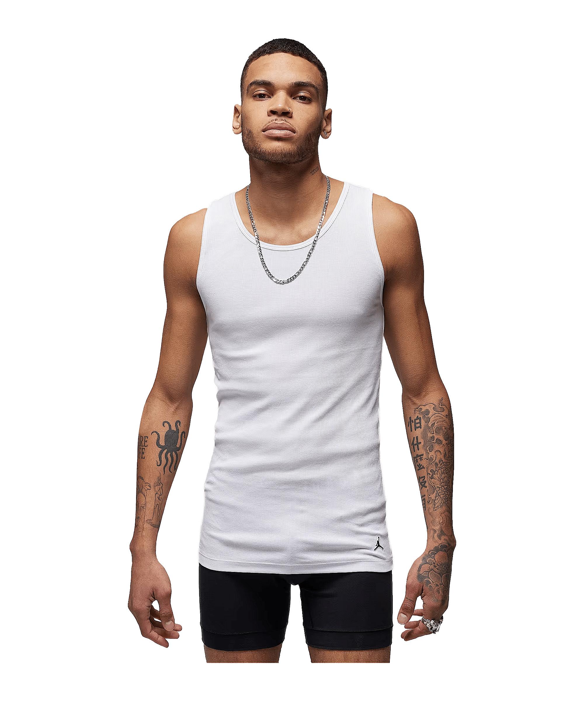 Nike Jhm Flight Base 2Pk Tanktop Tanktop Herren - weiss