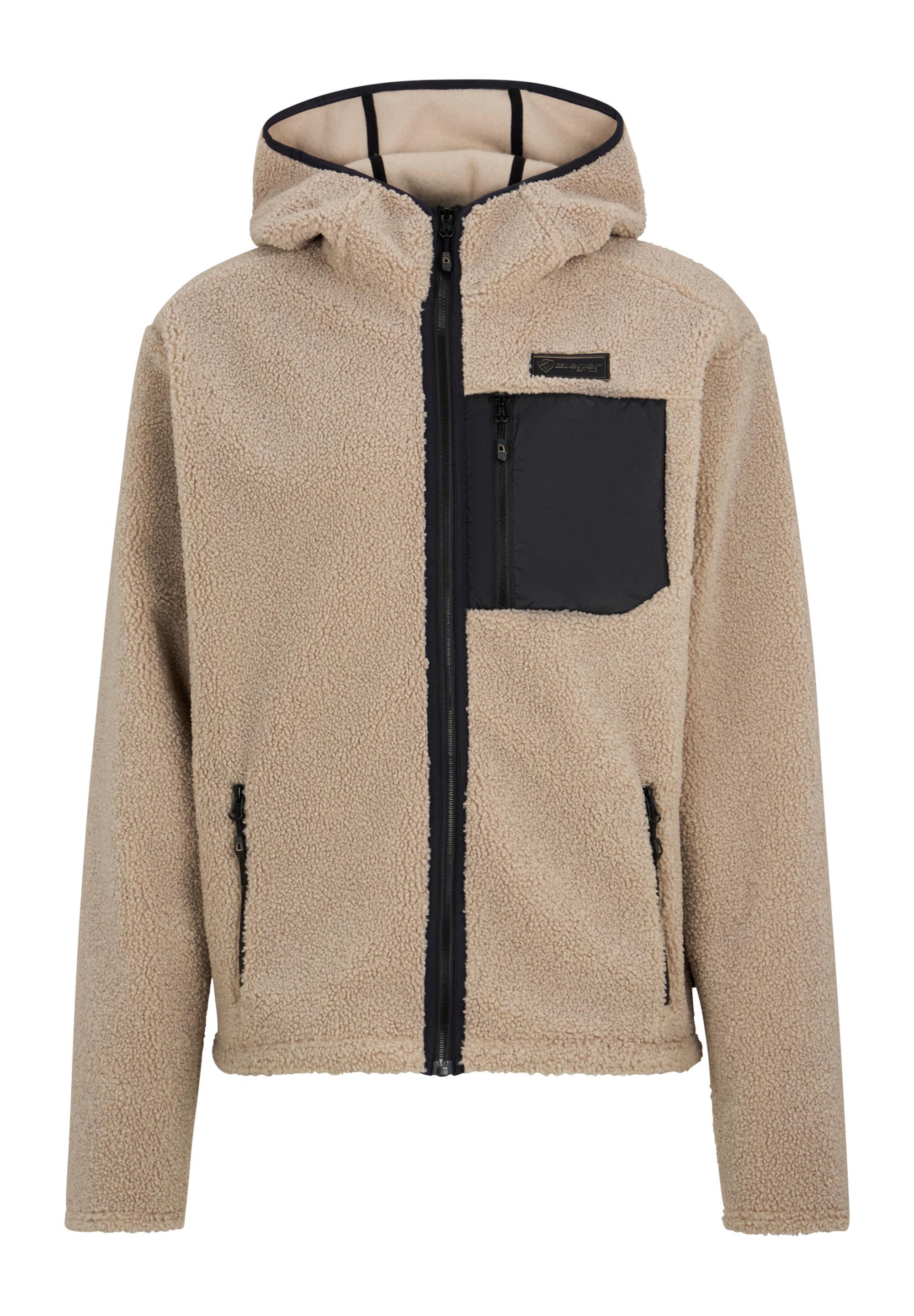 Ziener JUHA-Z Fleecejacke Herren - Sandstone
