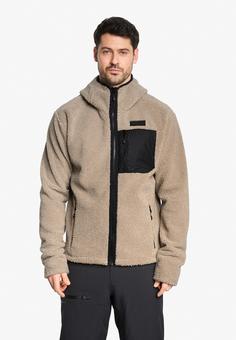 Rückansicht von Ziener JUHA-Z Fleecejacke Herren Sandstone