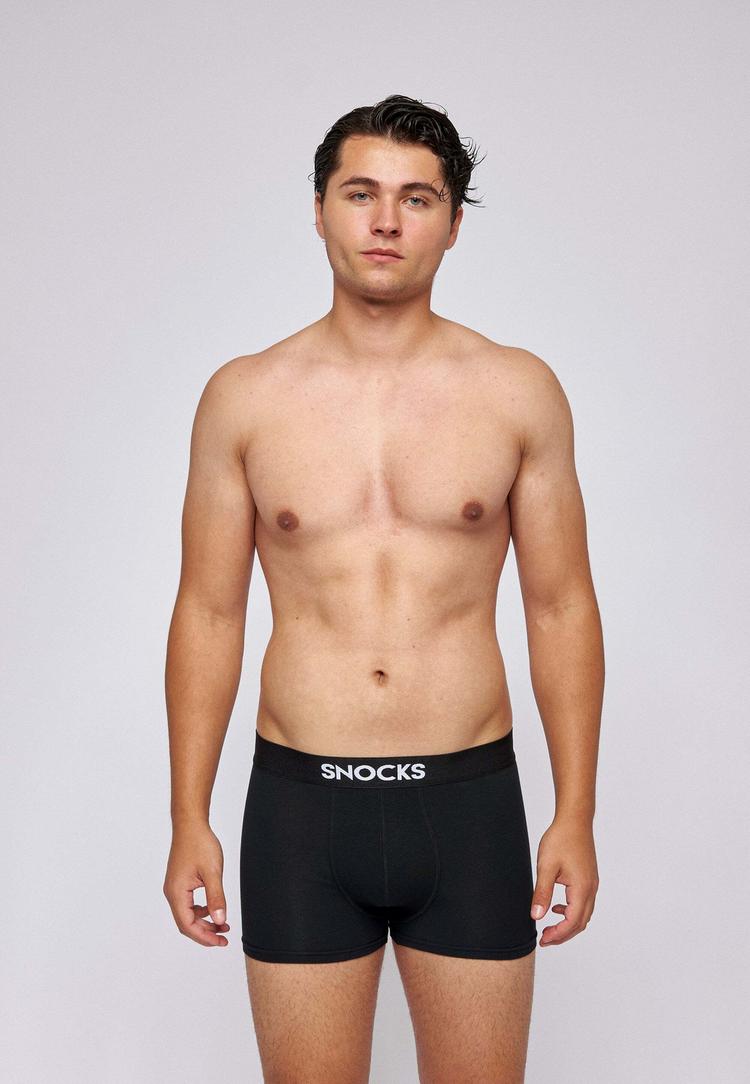 Snocks Snocks Premium Boxershorts mit Logo Unterhose Herren - Schwarz - 0 | SportScheck