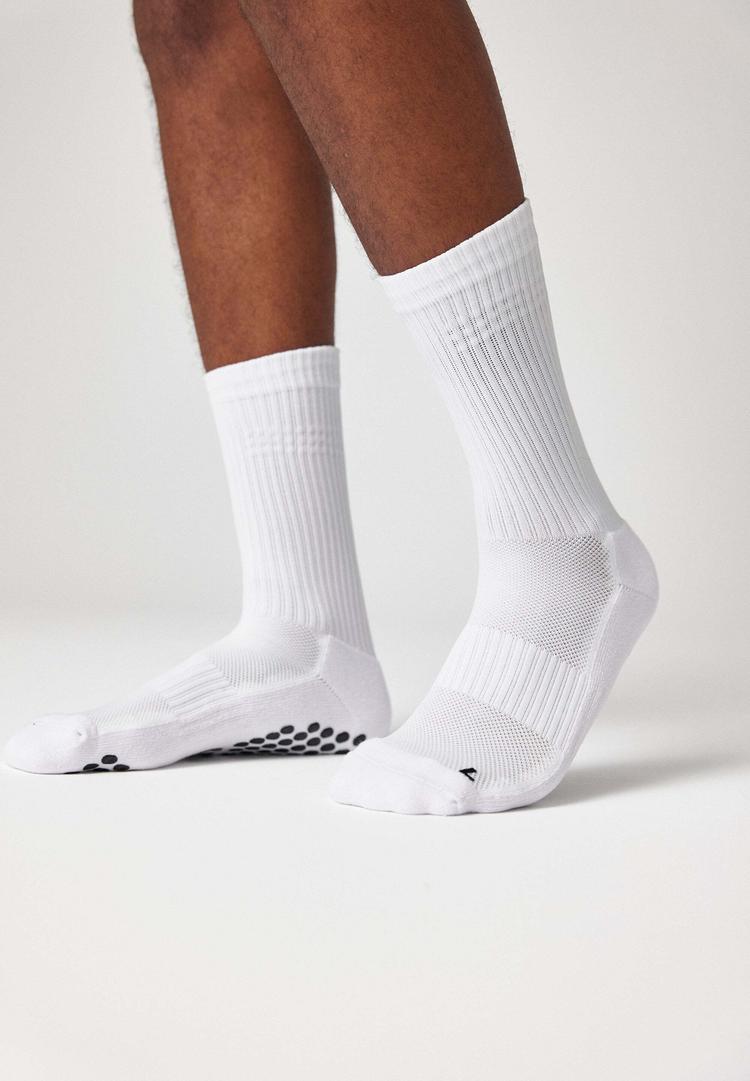 Snocks Snocks Fu&szlig;ball Socken mit ABS Socken - Wei&szlig; - 4 | SportScheck