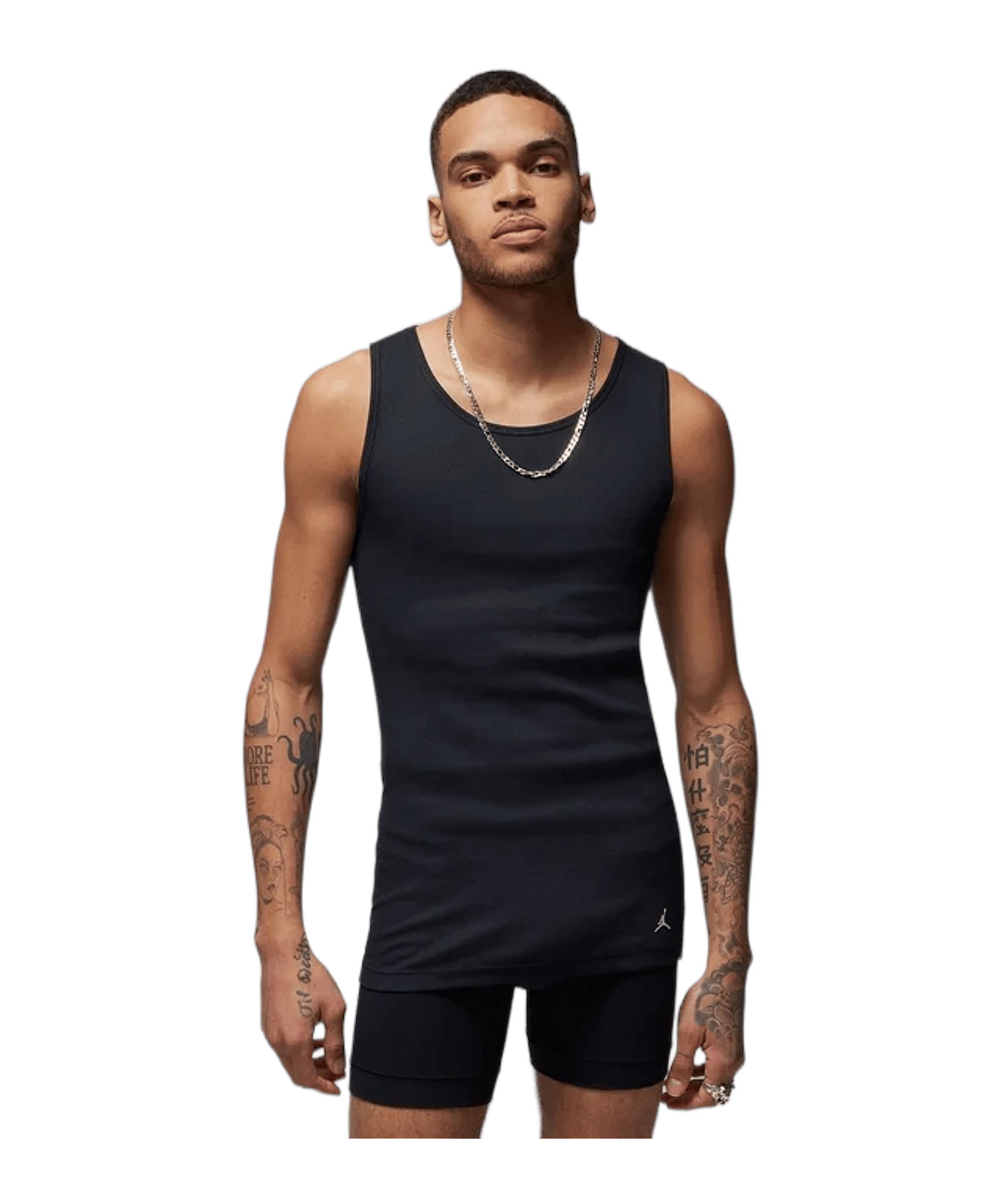 Nike Jhm Flight Base 2Pk Tanktop Tanktop Herren - schwarz