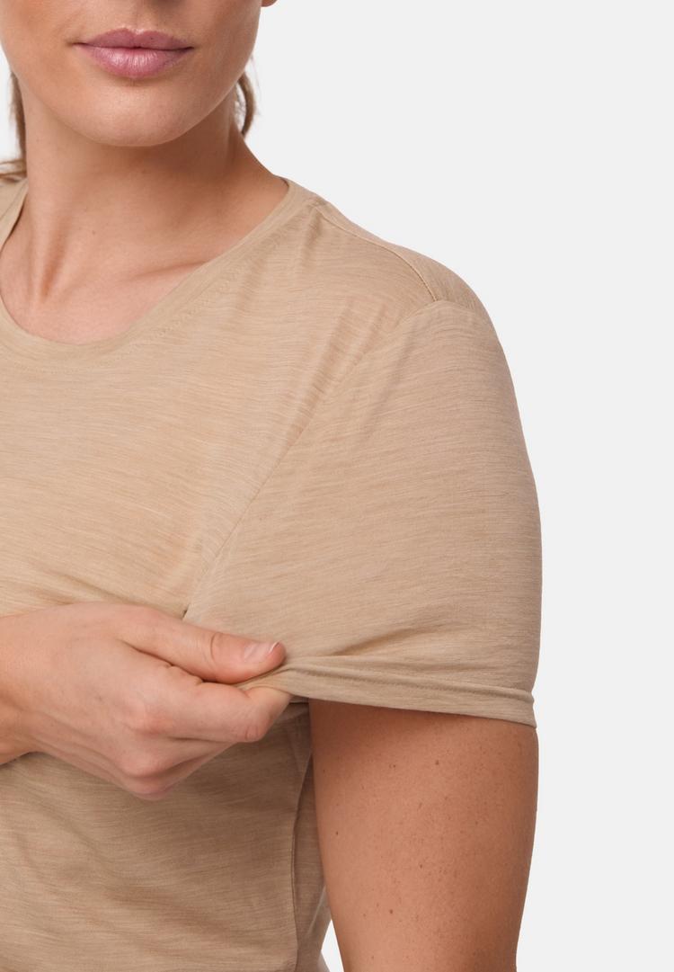 DANISH ENDURANCE DANISH ENDURANCE Premium Merino T-Shirt Damen - sand - 2 | SportScheck