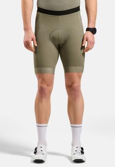 Rückansicht von Odlo Fahrradtights Herren vetiver(19600)