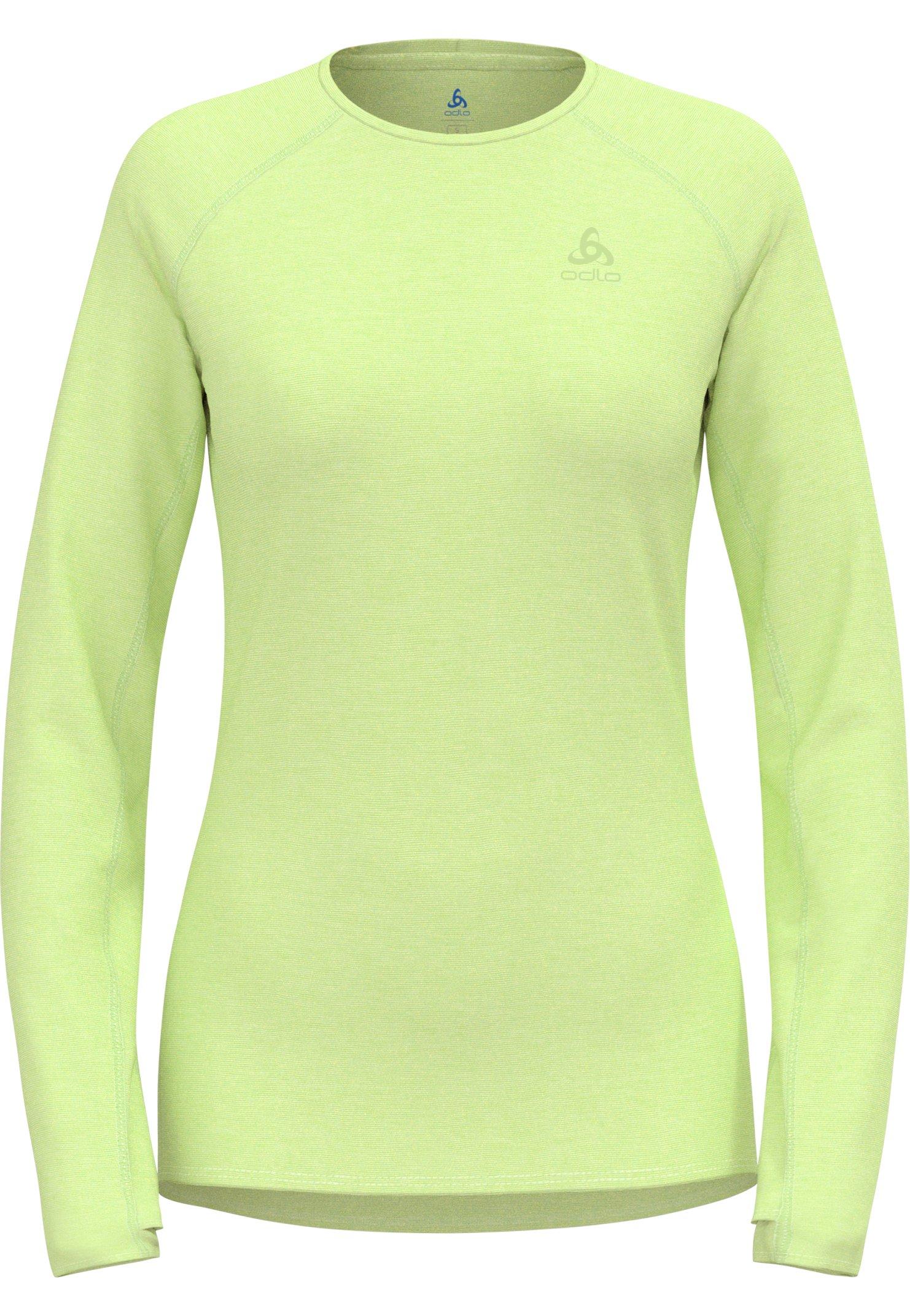 Odlo Laufshirt Damen - shadow lime melange(40451)