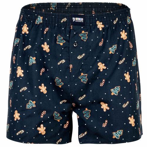 HAPPY SHORTS Web-Boxershorts Unterhose Herren