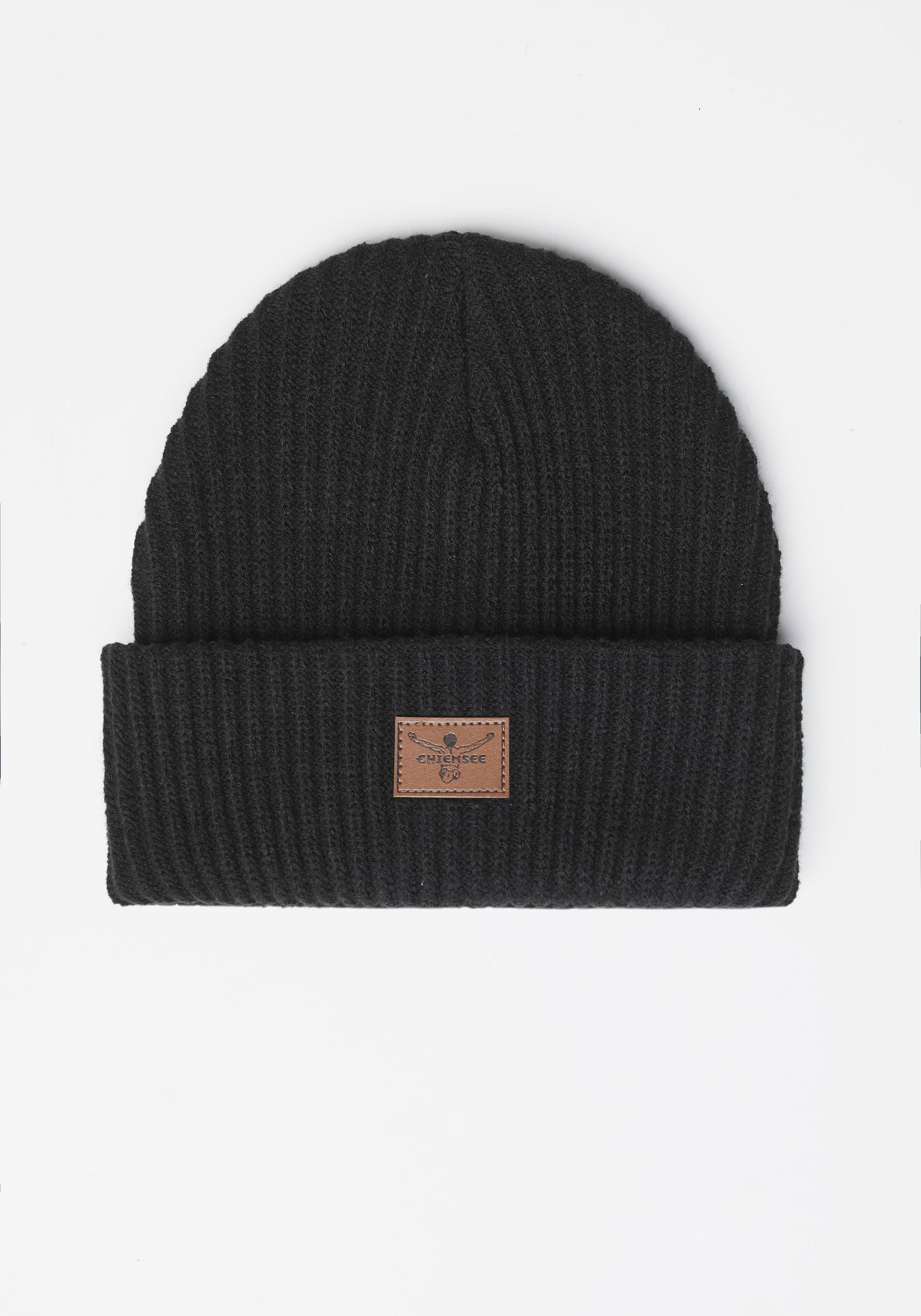 Chiemsee M&uuml;tze Beanie - 19-3911 Black Beauty