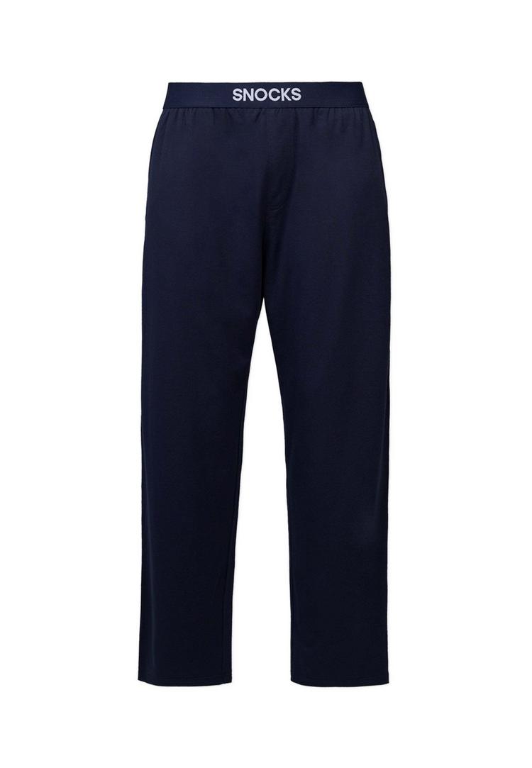 Snocks Snocks Schlafanzug Unterteil Herren lang Pyjama Herren - Dunkelblau - 0 | SportScheck