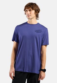 Rückansicht von Odlo T-Shirt Herren Skipper Blue(21119)