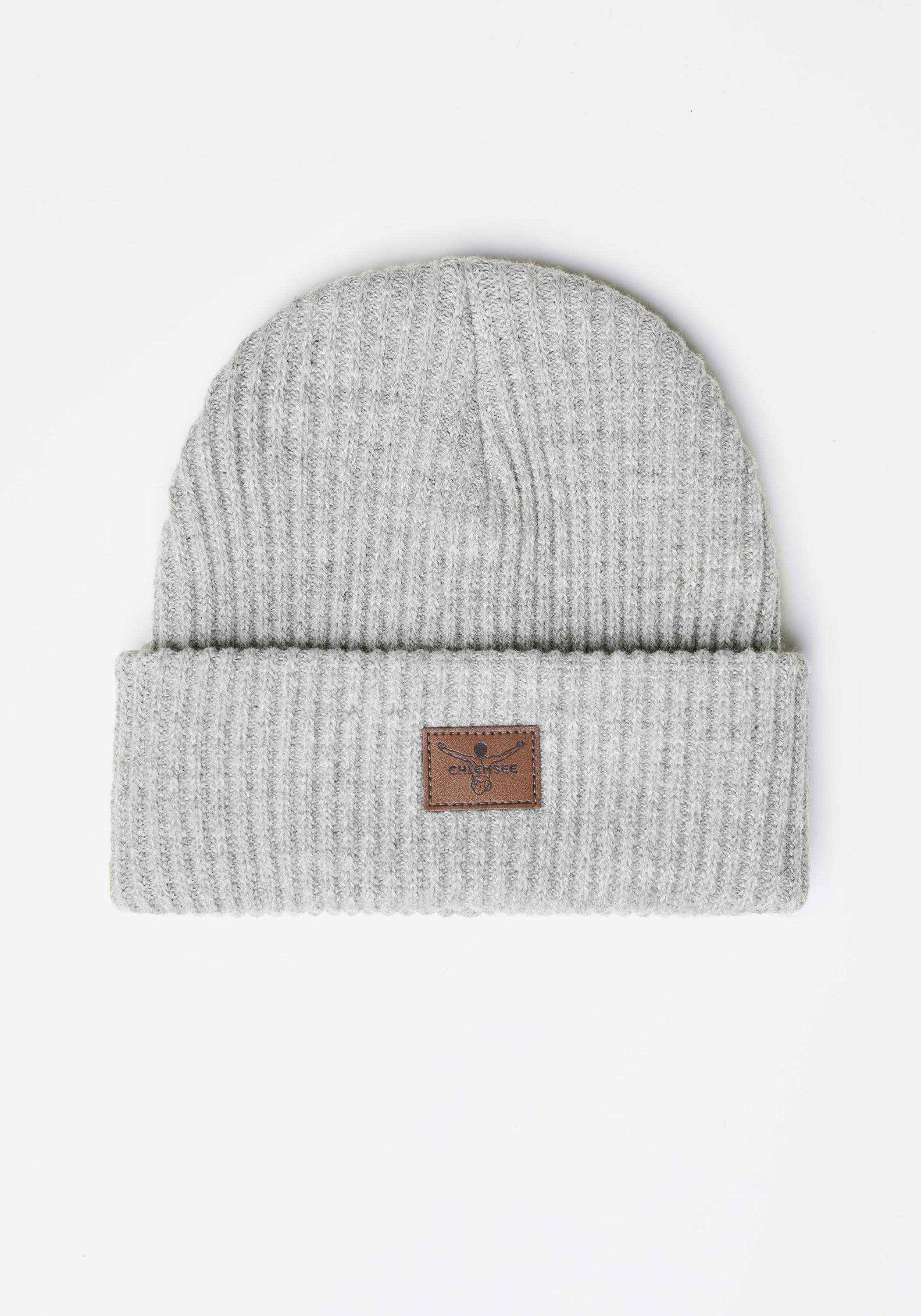 Chiemsee M&uuml;tze Beanie - 17-4402M Neutral Gray Melange