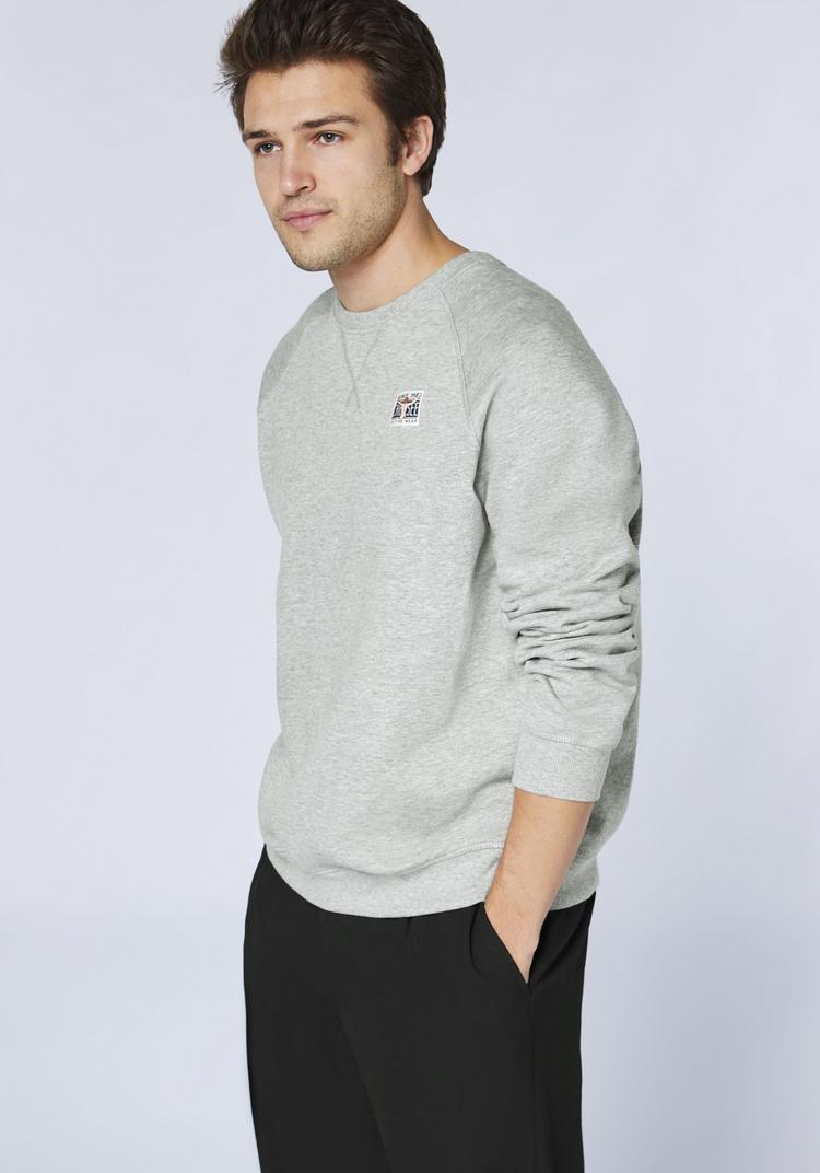 Chiemsee Chiemsee Sweatshirt Sweatshirt Herren - 17-4402M Neutral Gray Melange - 3 | SportScheck