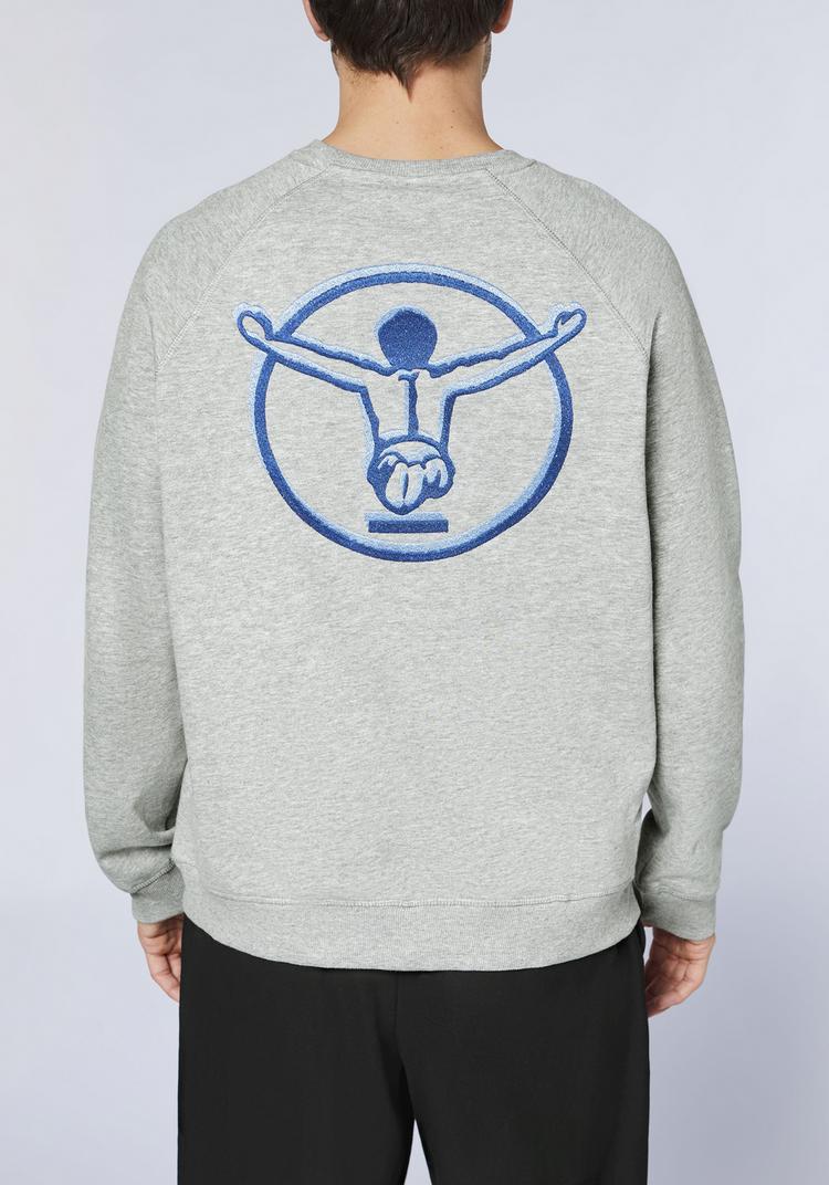 Chiemsee Chiemsee Sweatshirt Sweatshirt Herren - 17-4402M Neutral Gray Melange - 4 | SportScheck