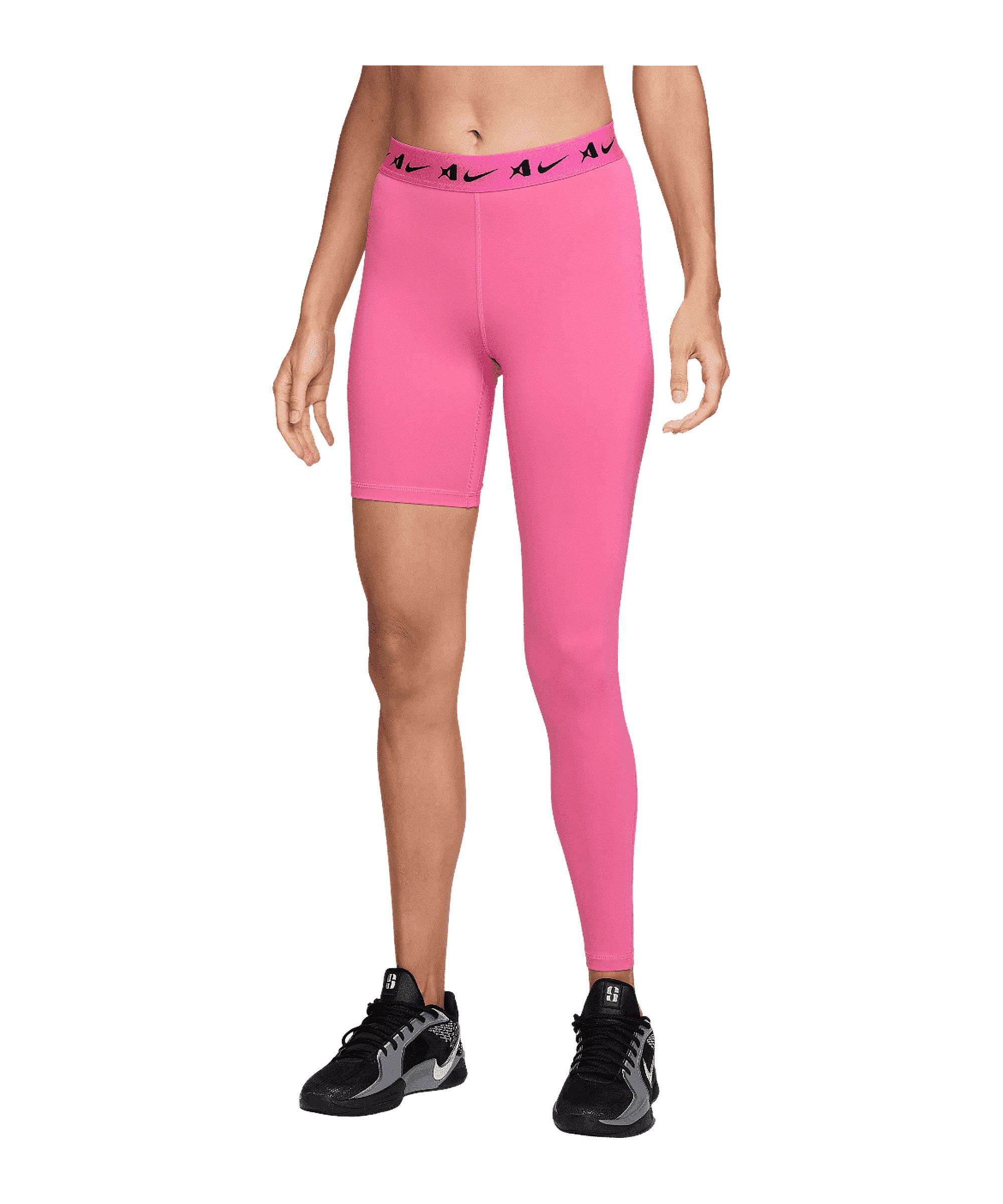 Nike Aja Single Leg Leggings Damen Sweathose Damen - rosa