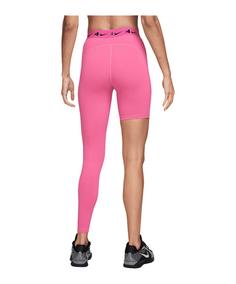 Rückansicht von Nike Aja Single Leg Leggings Damen Sweathose Damen rosa