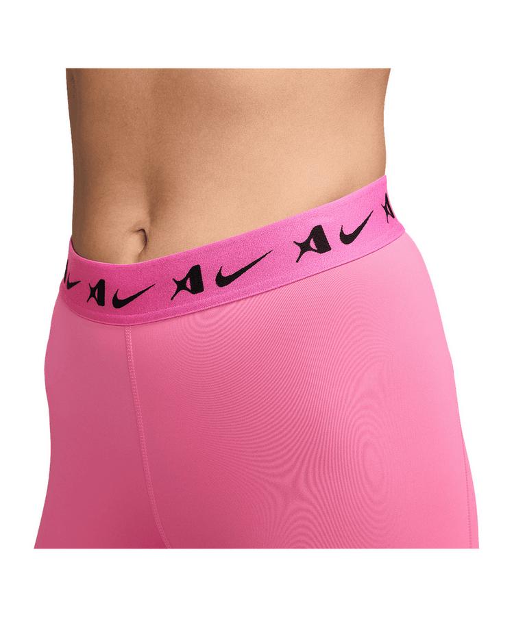 Nike Nike Aja Single Leg Leggings Damen Sweathose Damen - rosa - 0 | SportScheck