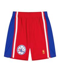 Mitchell & Ness NBA Philadelphia 76ers Swingman Short Sweathose Herren - rot