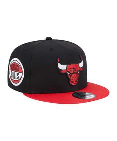 New Era Chicago Bulls Contrats 9Fifty Cap Cap schwarz