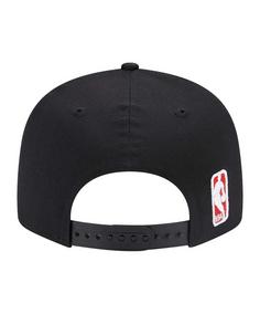 Rückansicht von New Era Chicago Bulls Contrats 9Fifty Cap Cap schwarz