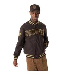 New Era MLB San Diego Padres Varsity Jacke Sweatjacke Herren - braun