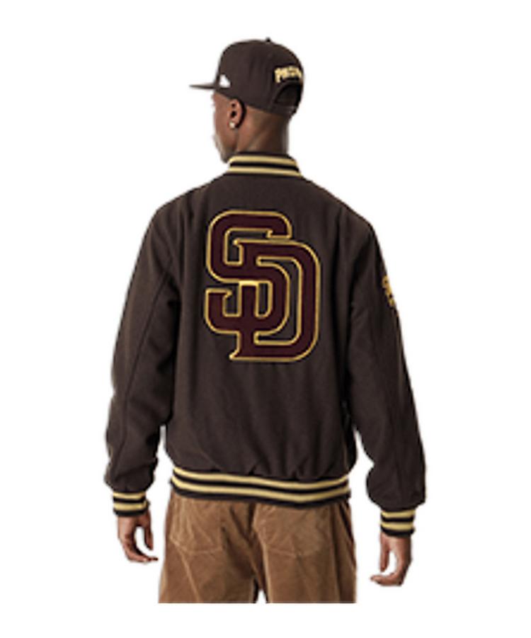 New Era New Era MLB San Diego Padres Varsity Jacke Sweatjacke Herren - braun - 0 | SportScheck