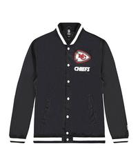 New Era Kansas City Chiefs Varsity Jacke Sweatjacke Herren - schwarz