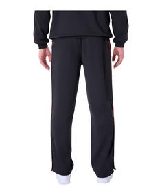 Rückansicht von New Era NBA Straight Jogginghose Shorts Herren schwarz