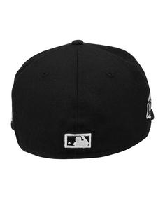 Rückansicht von New Era Seattle Mariners 59Fifty Cap Cap schwarz