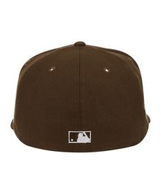 Rückansicht von New Era Houston Astros 1968 59Fifty Cap Cap braun