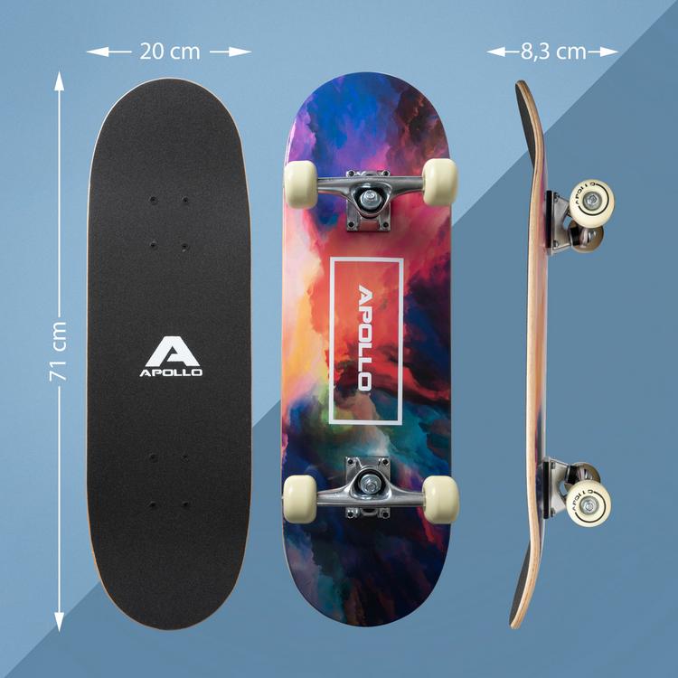 Apollo Apollo Color Nebula 71 cm Skateboard-Komplettset - bunt - 3 | SportScheck